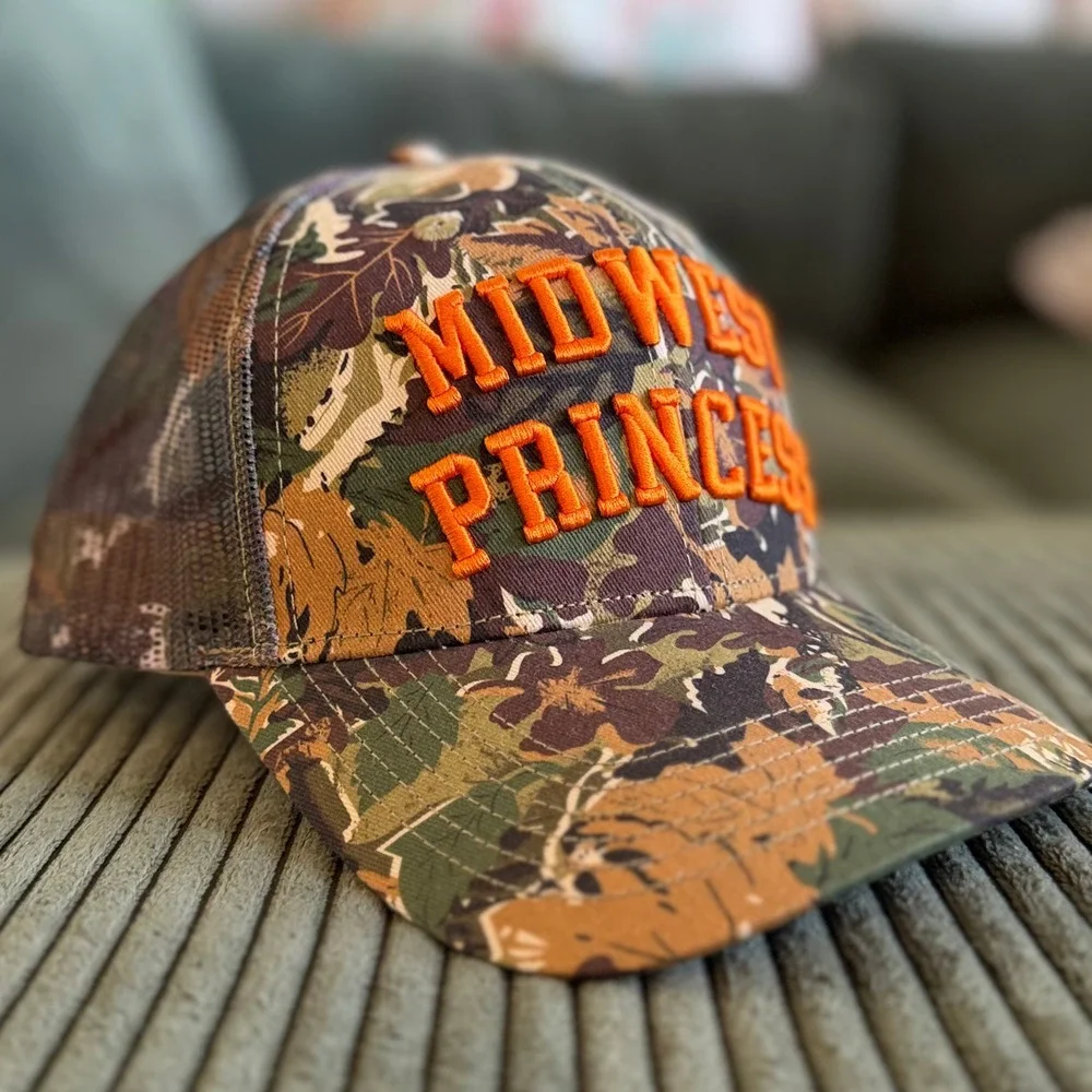 Chappell Roan Camo Hat Camouflage AUTHENTIC Midwest Princess 2025 OFFICIAL Tour